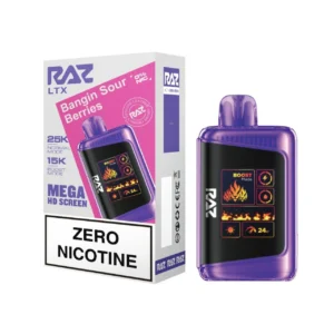 Bangin Sour Berries - Raz LTX 25K ZERO NICOTINE Vaping