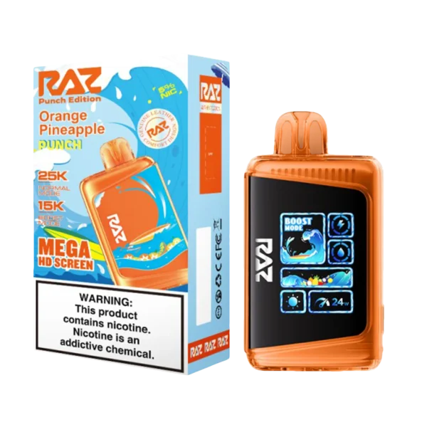 Orange Pineapple RAZ LTX 25K Punch Edition Disposable Vape
